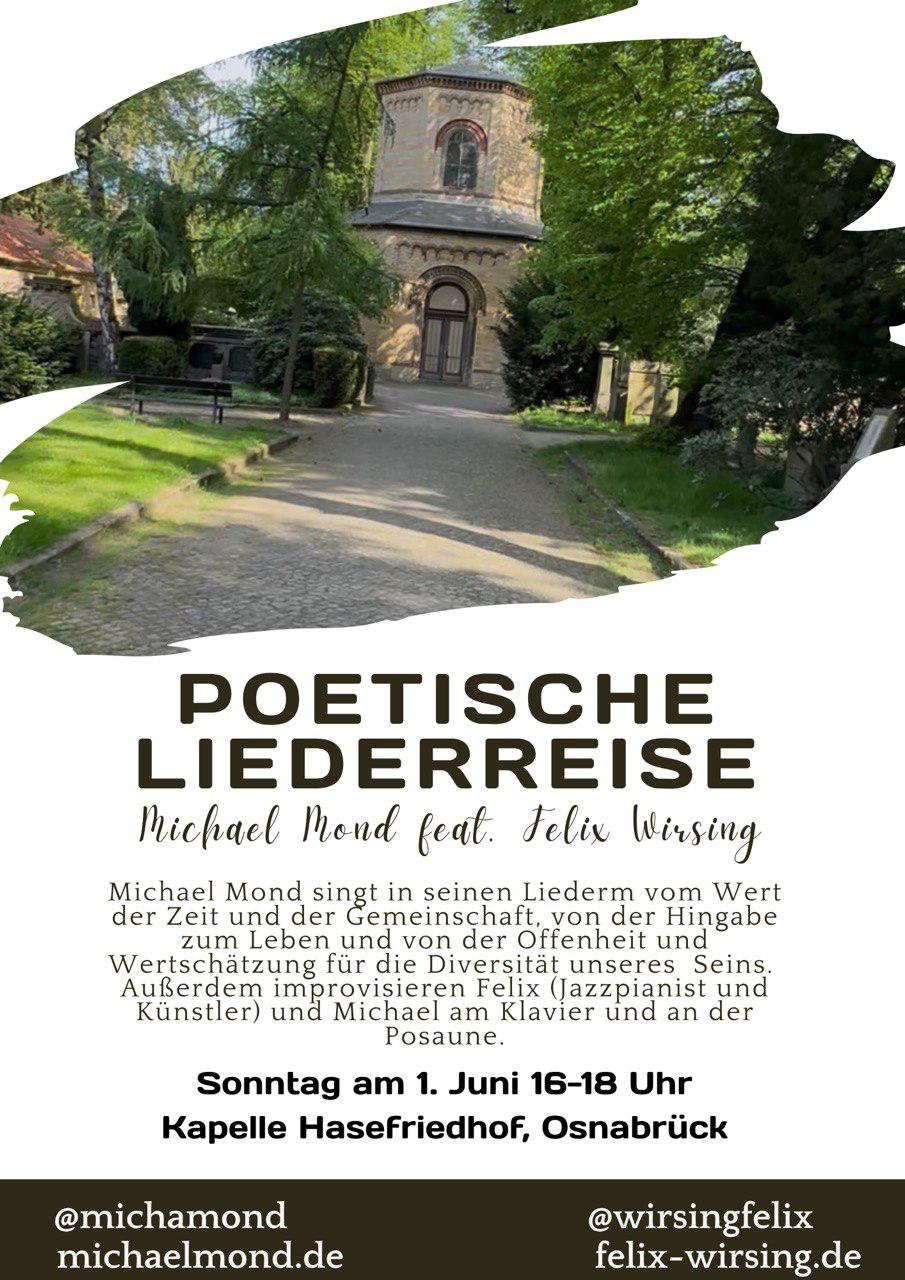 Konzert Flyer Michael Mond@Kapelle